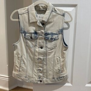 Denim Sleeveless Vest